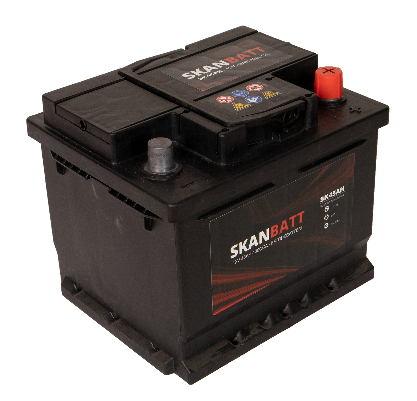 Skanbatt Fritidsbatteri 12V 45Ah 400Cca +Høyre shown in product view
