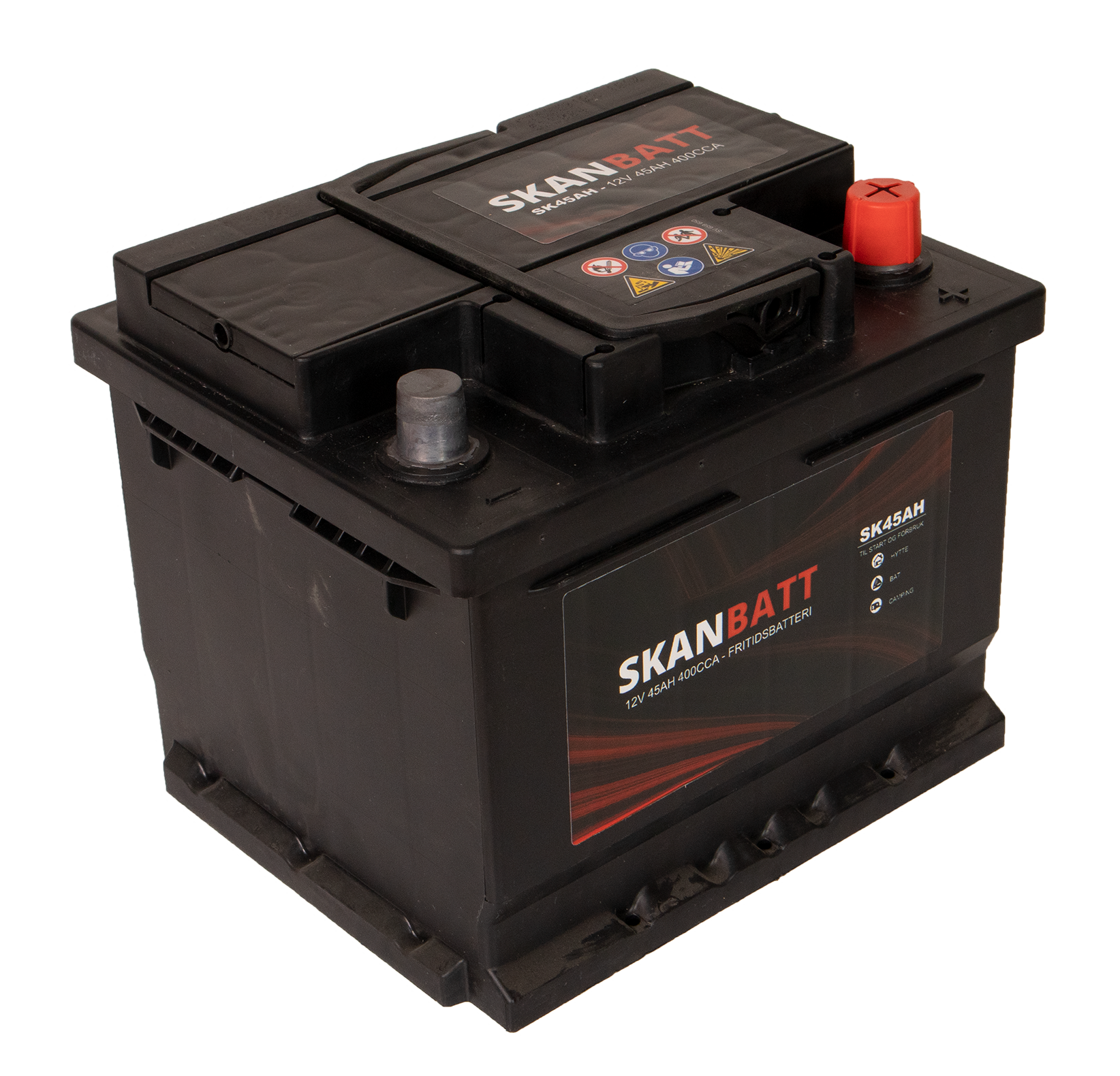 Skanbatt Fritidsbatteri 12V 45Ah 400Cca +Høyre shown in product view