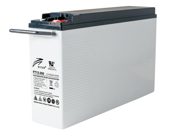Ritar Agm Batteri 12V 200Ah - Frontterminaler shown in product view