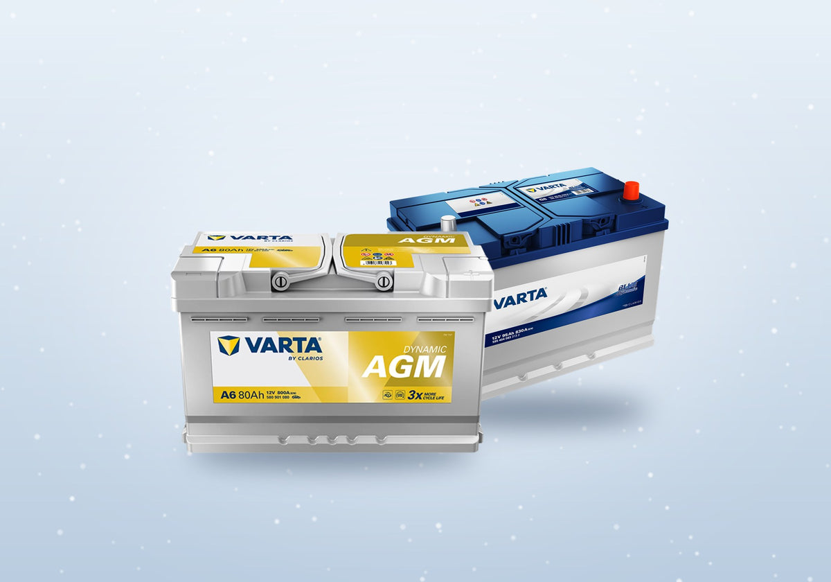 Varta Dynamic AGM og Blue Dynamic startbatterier